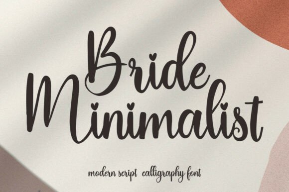 Bride Minimalist Font: A Script Calligraphy Typeface with Quiet Charm