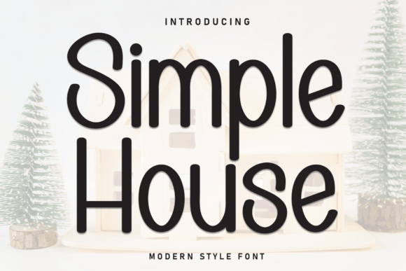 Simple House Font: A Sweet Handwritten Touch for Any Project